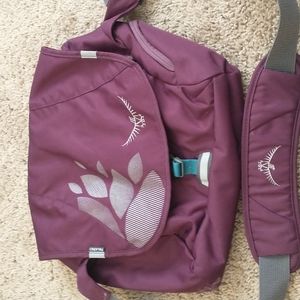 Osprey laptop messenger bag purple